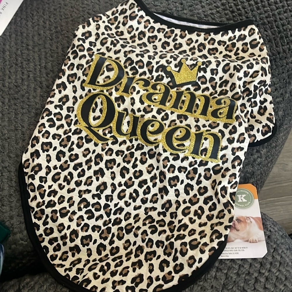 Leopard Print Pet Clothing Large​